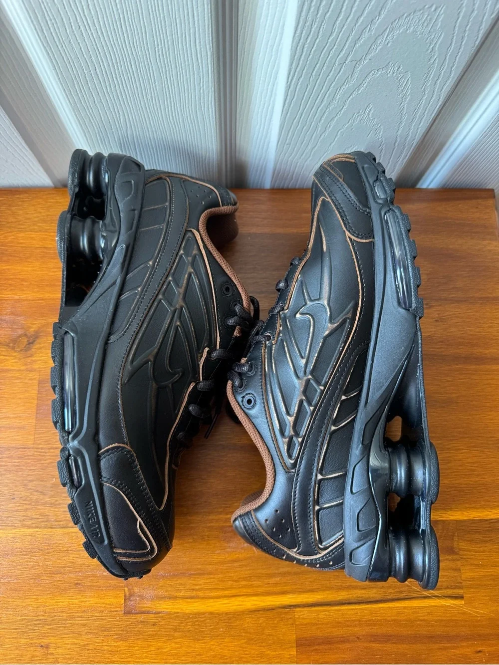 Nike Shox Ride 2 Premium Sneakers coated in brown